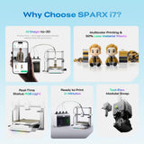 Multi-Color 3D Printer with AI Camera, Auto Leveling, Auto Filament Feeding, Direct Drive Extruder