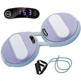 Waist Twisting Machine Exercise - Ab Twister Board MAX 300LBS | Intelligent Counting Lap & Calorie & Time, with 2 Resistance Bands | 3 Adjustable Distances