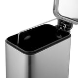 QUALIAZERO 5L / 1.3 Gallon Stainless Steel Step-On Bathroom Trash Can