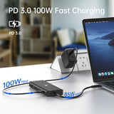 13-in-1 Docking Station Dual Monitor 4K, LIONWEI USB C Dock for Laptop Mac