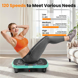 AXV Vibration Plate Fitness Platform Exercise Machine Vibrating Shaking Full Body Shaker Workout Vibrate Stand Shake Board Sport for Weight Loss Fat Burner for Gym Home Office