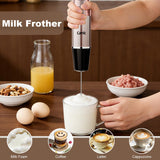 Camic Hand Blender, Cordless Immersion Blender with 6 Speeds, 4 in 1 Portable Mixer Electric Handheld Mixer with Blender, Chopper, Whisk, Frother for Soup, Smoothies, Baby Food and Puree (Champagne)