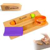 QYRCXX Balance Board - Foot Balance Board & Ankle Rehab Equipment - Professional Slackboard Balance Trainer - Heavy Duty Ankle Strengthener Supports 440 lbs