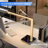 Hengsense4-PackAluminumDeskLampwithChargingStation,15WTableLamp