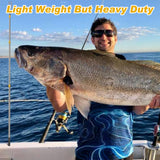 Cyfie Telescopic Fishing Gaff Flounder Gig, Stainless Steel Fishing Hunting Harpoon Pole with Spear Hook Barbed, Heavy Duty Frog Flounder Gig for Ice Fishing Saltwater Sea (9.4ft Long with 3-Prong)