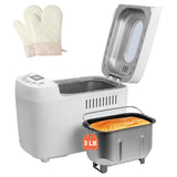 Davivy Bread Maker Machine with 2 Dough Kneading Paddles,15-in-1 Automatic Large Capacity Bread Machine Nonstick Bowl For Bread, Jam& Yogurt, 3 Loaf Sizes and 3 Crust Settings