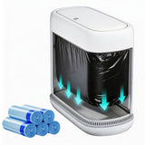 2.3 Gallon Slim Small Bathroom Trash Can with Lid