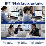 HP 17 Inch Touchscreen Business Laptop, AMD Ryzen 5 7430U, 64GB RAM, 2T SSD