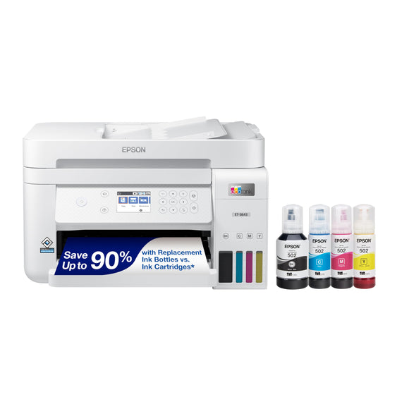 Scanner, Copier, ADF and Ethernet-for The Ultimate Home Office, White Epson
