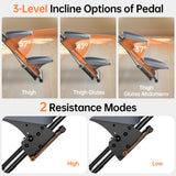 Upgraded seanleecore Stair Stepper Machine for Home with Device Holder & Silicone Floor Mat, Extra-Long Non-Slip Pedals Vertical Climber Exercise Machine