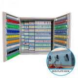 Large Key Storage Lock Box, Wall Mount Locker with Hooks, Portable Key Organizer for House Keys
