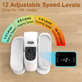 VIVURN® 028 Under Desk Elliptical 12 Speed 5 Modes Motorized Leg Exerciser While Sitting for Seniors As Seen on TV Low Impact Electric Pedal Exerciser with Non-Slip Mat
