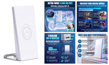 2026 Router Mini, High Performance and Compact Dual Band Wireless Internet Router, White, Mesh Network Compatible, Travel-Friendly Design, Compatible with Starlink V4, Gen3, Mini