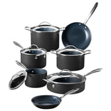 Titanium 12 Piece Set - Non-stick Cookware Set Without PFAS, PTFE, or PFOA, 3x More Durable, Dishwasher Safe, Oven Safe Guy Fieri's Flavortown