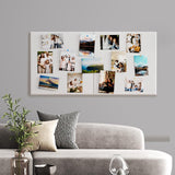 MaxGear Extra Large Bulletin Board 72" x 48", White Felt Wall Tiles Pushpin