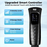 TGS Leg Massager with Heat and Compression FSA, Full Leg Massager for Circulation and Pain Relief, Professional Leg Recovery System, Compression Boots with 3 Heat 3 Intensities