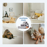 JIGOO S300 PRO Mattress Vacuum Cleaner with UV & Ultrasonic and High Heating,Anti-allergen Powerful Handheld Vacuum for Bed,Sofa