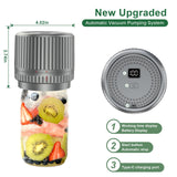 M12 Auto Stop Electric Mason Jar Vacuum Sealer - 2026 Upgrade Smart Jar Vacuum Sealer for Mason Jars with Wide and Regular 2500mAh Battery Portable Mason Jar Sealer Machine Kit