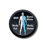 Thinner by Conair Scale for Body Weight, Digital Bathroom Scale with Body Fat, Muscle and BMI in Black