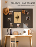 Fluxynara Large Felt Bulletin Board,70.8" x 47.2", Black