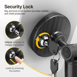 monTEK Anti-Theft Tablet Wall Mount Kiosk, Security Lock, Frameless, Black