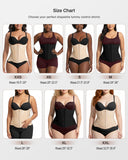 Waist Trainers for Women for Daily Wear, Faja Body Shaper Corset with Tummy Control for Workouts, Postpartum Recovery, and Yoga Sessions — Breathable and Supportive Apricot