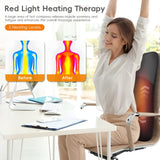 pryfey Back Massager, Rolling Up and Down Back Massager with Heat, Back Massage 4D Kneading for Pain Relief Deep Tissue, Ultrathin Shoulder Massager Mother's Day Gift for Women Men Parents
