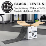 THERABAND Resistance Band, Black, Special Heavy, 50-Yard Roll, Latex, Elastic Band for Exercise, Physical Therapy, Yoga, Pilates, Stretching, Home Workouts, Cut-to-Length, Color-Coded Levels