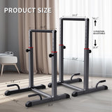 K KiNGKANG Dip Bar Station Set, 9 Level Adjustable, 1200lbs Heave Duty Dip Station for Full Body Workout Fitness,Functional Parallettes Bars