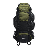 Teton 65L Explorer Internal Frame Backpack for Hiking, Camping, Backpacking, Rain Cover Included, Olive