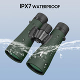 12x50 UHD Binoculars for Adults High Powered with Upgraded Phone Adapter - Large View, Lightweight, IPX7 Waterproof - Binoculars for Hunting Bird Watching Travel Cruise IBQ