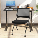 Conference Room Chairs, Waiting Room Chairs with Wheels & Lumbar Support