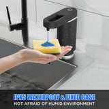 Automatic Dish Soap Dispenser for Kitchen Sink, Touch-Free Electric Sink Soap Pump, Plug-in Powered, Leak-Proof Universal Fit, 35" No-Spill Tube Kit, Easy Install & Sleek Design for Kitchen Bathroom