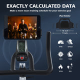 YOSUDA PRO Magnetic Exercise Bike 350 lbs Weight Capacity - Indoor Cycling Bike Stationary with Comfortable Seat Cushion, Silent Belt Drive YOSUDA