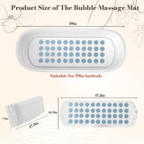 Pedkoct Upgraded Heated Bubble Bath Mat - Warm Air Bubble Massage Mat for Bathtub, Quiet Motor System with Remote Control, Portable Kit for Luxury Home Spa Experience