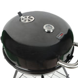 Grill Boss Charcoal Kettle Grill with Large 22-Inch Cooking Area - Includes Warming Rack, Bottom Storage Shelf, Ash Catcher & Wheels for Outdoor BBQ, Tailgating, Camping & Backyard Grilling