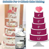 FYLFANYAN Automatic Cake Cream Spreading Machine, Birthday Cake Baking Tools, Round Cake Cream Spreading Machine, Cream Filling and Spreading Machine for Decorating Cakes