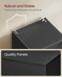 VASAGLE 4 Drawer File Cabinet with Locks, for A4, Letter Sized Documents