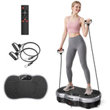 HTM Vibration Plate Exercise Machine - 300 lbs Weight Capacity, 120 Speed Levels, 9 Workout Modes for Home Fitness, Muscle Toning