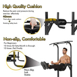 BangTong&Li Power Tower, Pull Up Bar Dip Station/Stand for Home Gym Strength Training Workout Equipment (Black)