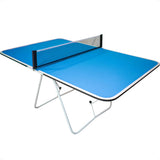 Butterfly Family Mini Ping Pong Table -1 Piece Portable Ping Pong Table for Tailgating Games - 2ft Height - Great Ping Pong Table for Families - Adjust Angles for Slower Play