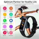 Zeacool Fitness Tracker with 24/7 Heart Rate, Blood Oxygen Blood Pressure Sleep Monitor, Activity Trackers 5 ATM Waterproof,Step Calorie Counter Pedometer Health Smart Watch for Women Men (Black)