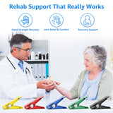 FitBeast Finger Exerciser Set – 5 Resistance Clips for Hand Therapy, Grip Strength & Dexterity – Ideal Finger Strengthener for Rehab, Stroke Recovery, Arthritis, Seniors & Athletes