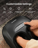 RENPHO Foot Massager with Heat, 3 Air Compression Modes & Levels, Full-Foot Kneading Shiatsu Foot Massage for Plantar Fasciitis & Neuropathy, Birthday Gifts for Women Men Size up to 13