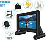 AZXRHWYGS 16 Feet Inflatable Projector Screen Outdoor Inflatable Movie Screen with Blower Carry Bag - Front and Rear Projection Blow Up Screen for Backyard Movie Night Pool Party
