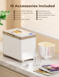 KBS 20-IN-1 Bread Maker with Custom Program, 650W Bread Machine with Nonstick Ceramic Pan & Stainless Steel Paddle, 2LB Bread Maker Machine, Polish Bread, Gluten-Free, Touch Panel, 15H Timer, 3 Colors