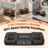 2026 Updated Adjustable Dumbbell Set of 2, 10-in-1 Weights Dumbbell Set with Storage Box, 110lbs/55lbs Adjustable Weights with Anti-slip Silicone Grip, Weight Set For Home Gym Suit both Men and Women