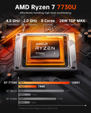 ACEMAGICIAN K1 Mini PC AMD Ryzen 7 7730U 8C/16T, 16GB RAM 512GB PCIe SSD