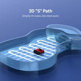 iGarden K Pro Cordless Robotic Pool Cleaner, 12H Runtime for Inground Pools, Wall Climbing & Waterline Scrubbing, 6604 GPH Suction, Smart AI Navigation, App & Touchscreen Control