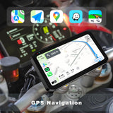 MOGICO T7 PRO Motorcycle Wireless CarPlay Android Auto GPS Navigator, Blind Spot Detection, 6.25" Touch Screen Portable BSD Mirror Link Smart Riding System, Dual Dash Cameras Bluetooth IP67 Waterproof